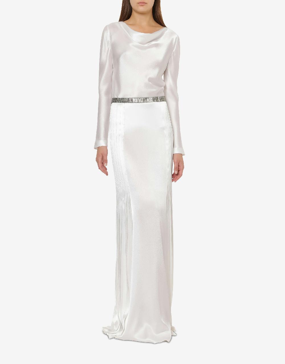 Alberta Ferretti Blusa in raso Cocktail Ultimi due giorni