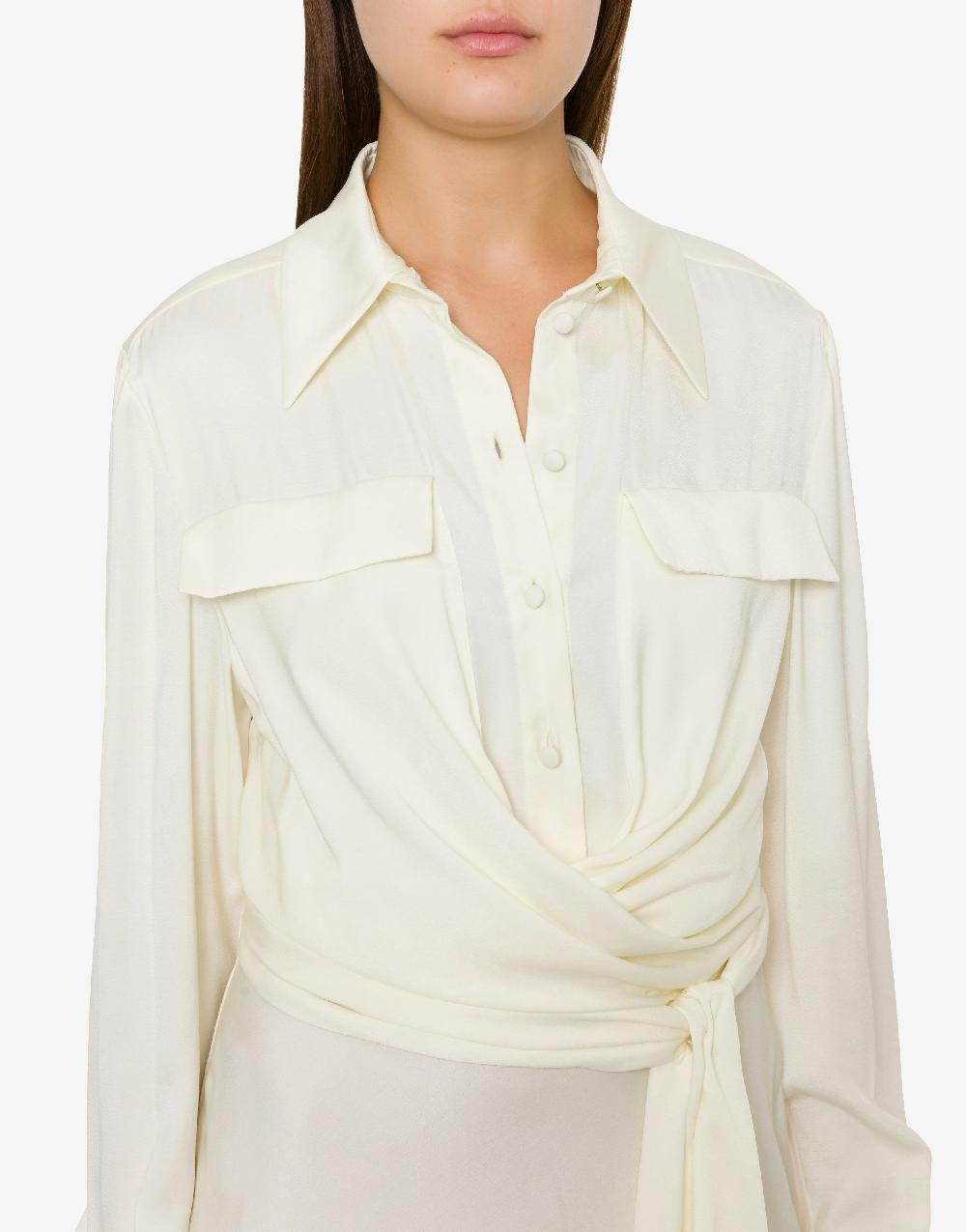 Alberta Ferretti Abito in misto viscosa fluido Fino al 50% di sconto