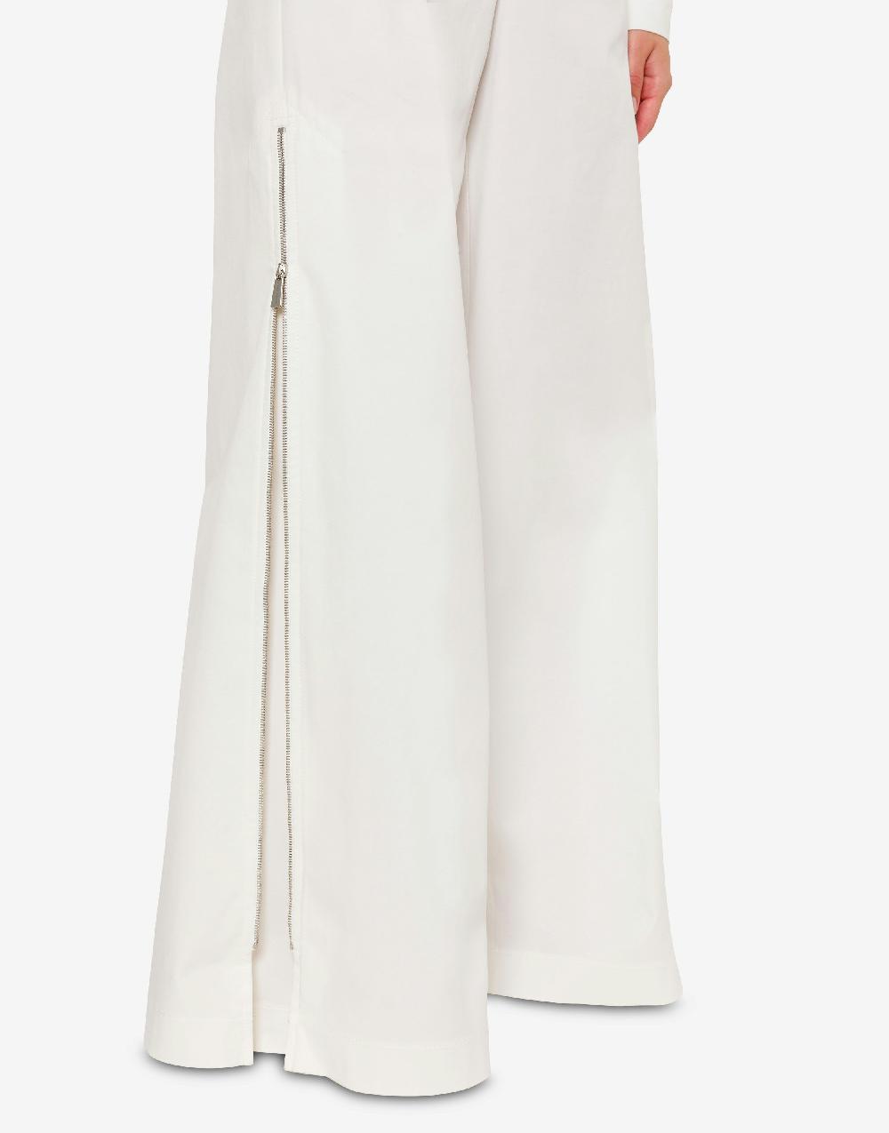 Alberta Ferretti Pantalone oversize in tela di cotone stretch Fino al 65% di sconto