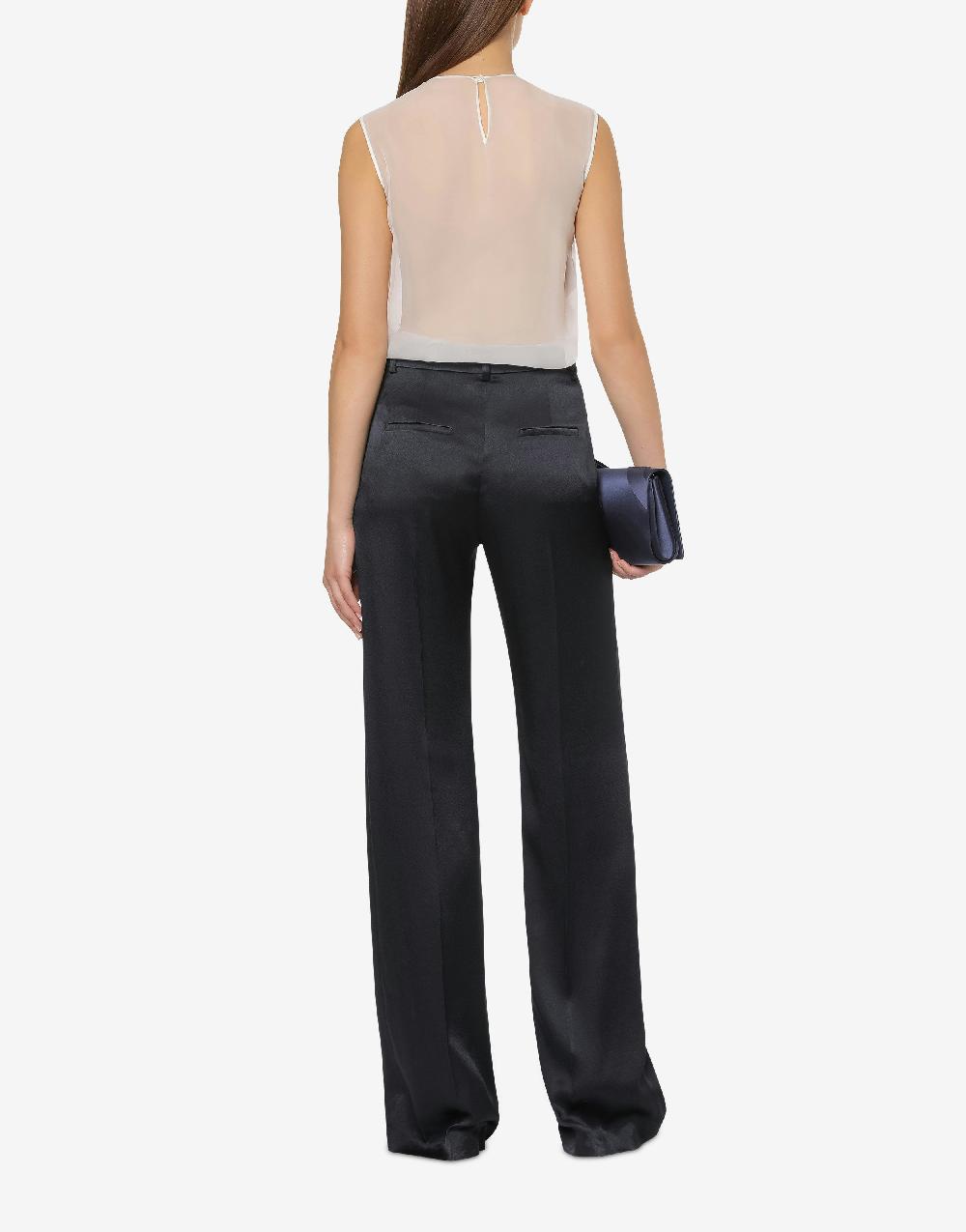 Alberta Ferretti Top in chiffon organico Only for today