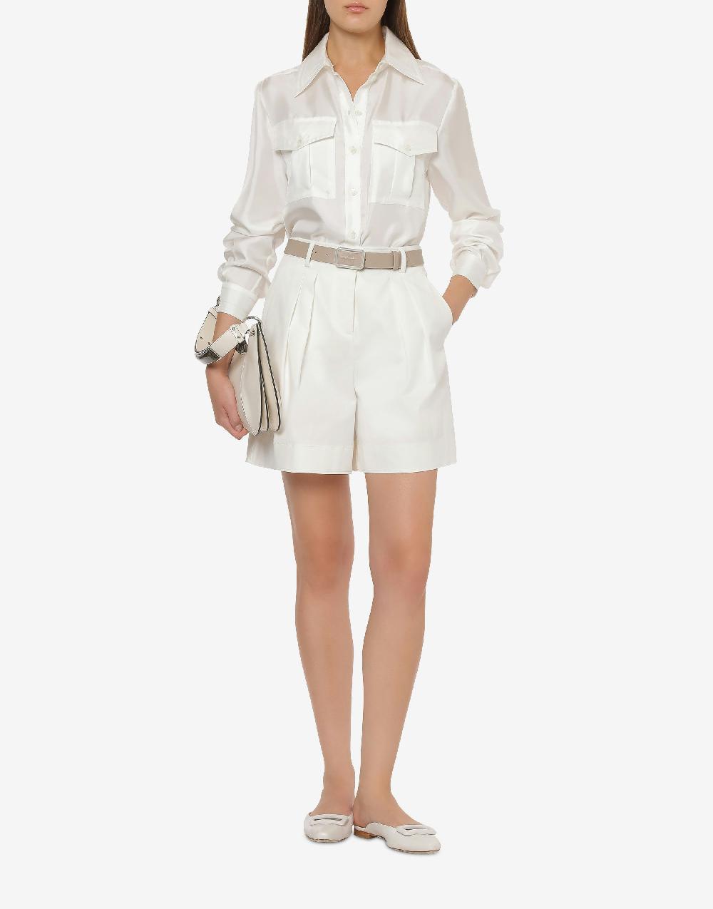 Alberta Ferretti Short in tela di cotone stretch Limitato a 3 giorni