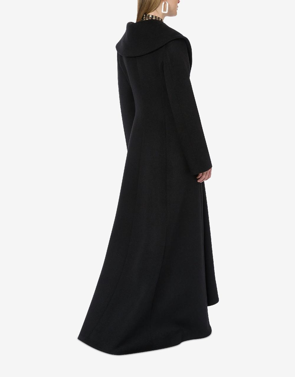 Alberta Ferretti Cappotto in panno di lana e cashmere In vendita