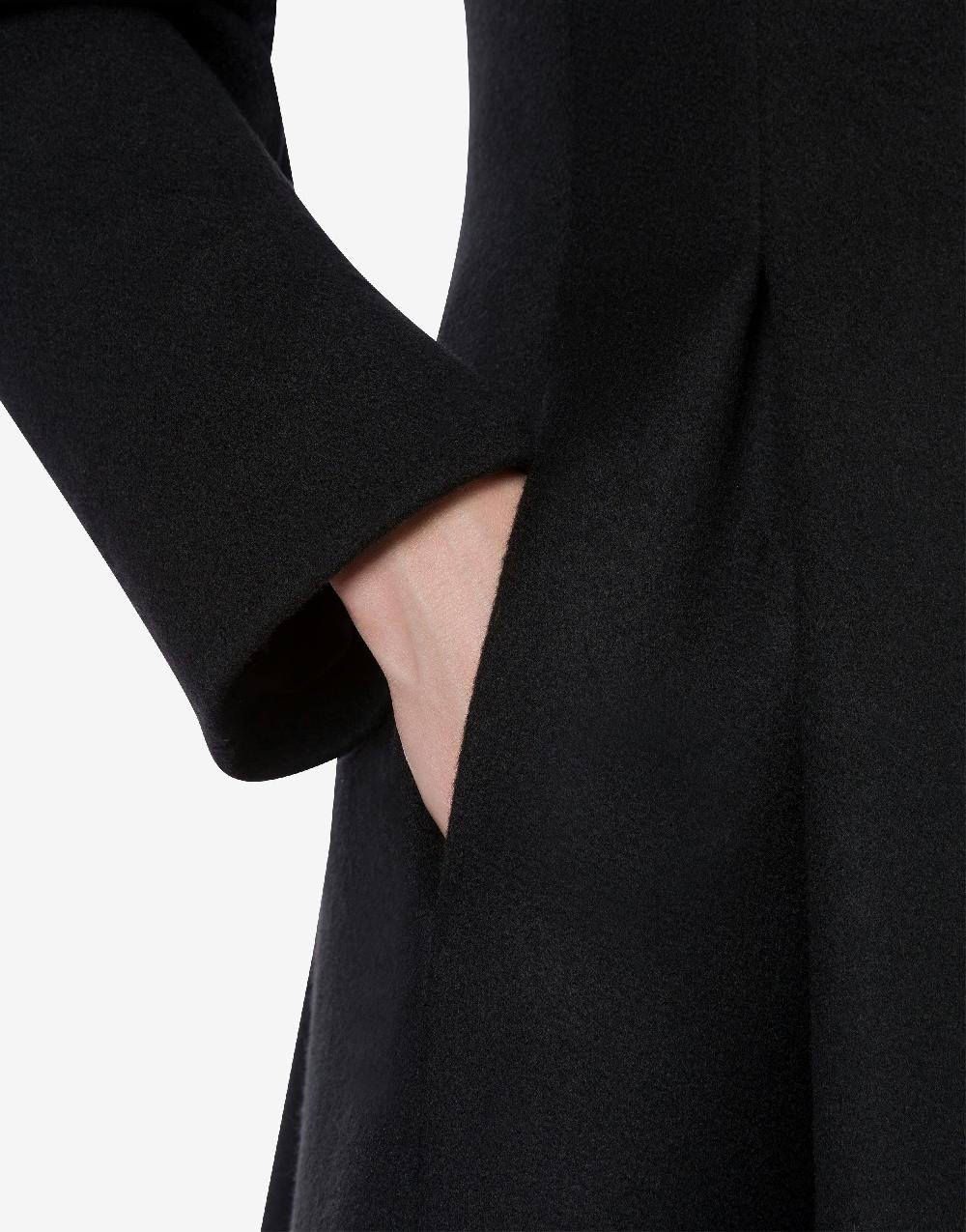 Alberta Ferretti Cappotto in panno di lana e cashmere In vendita