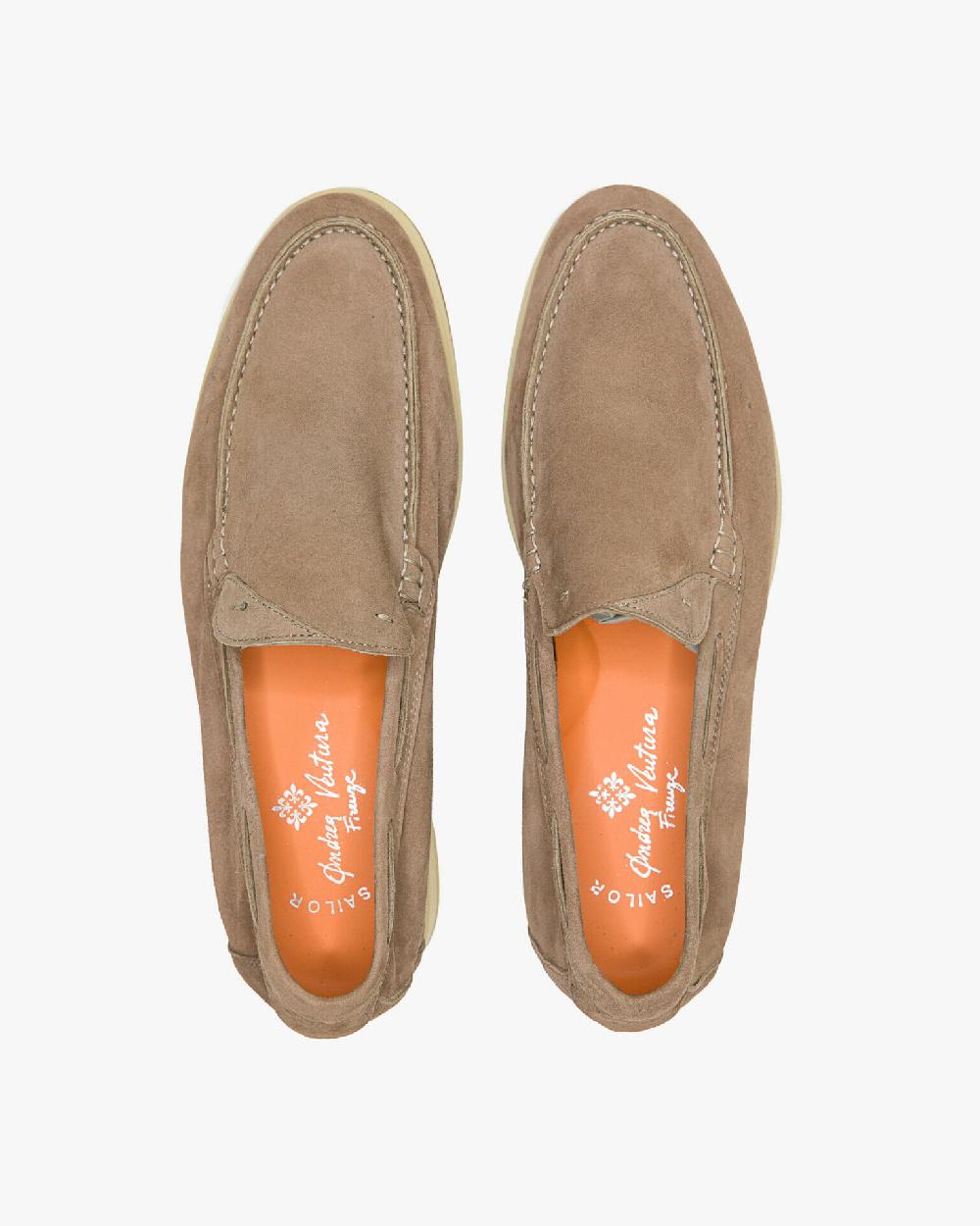 Andrea ventura MOCASSINO AQUARIVA ISEO IN SUEDE MOLE Saldi Di Fabbrica