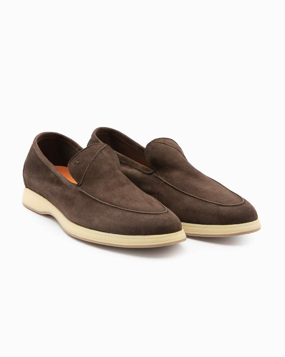 Andrea ventura Mocassino Aquariva beach in suede caffè Spedizione gratuita