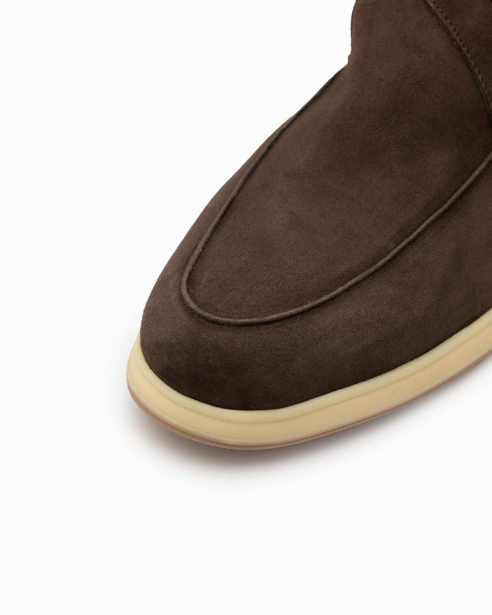 Andrea ventura Mocassino Aquariva beach in suede caffè Spedizione gratuita