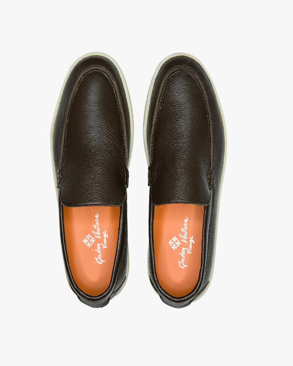 Andrea ventura MOCASSINO ST BARTH LS IN DEER LUXE T.MORO Offerta speciale