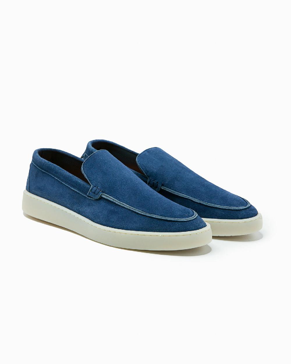 Andrea ventura MOCASSINO ST BARTH LS IN SUEDE BLUE NAVY Comprare a buon mercato