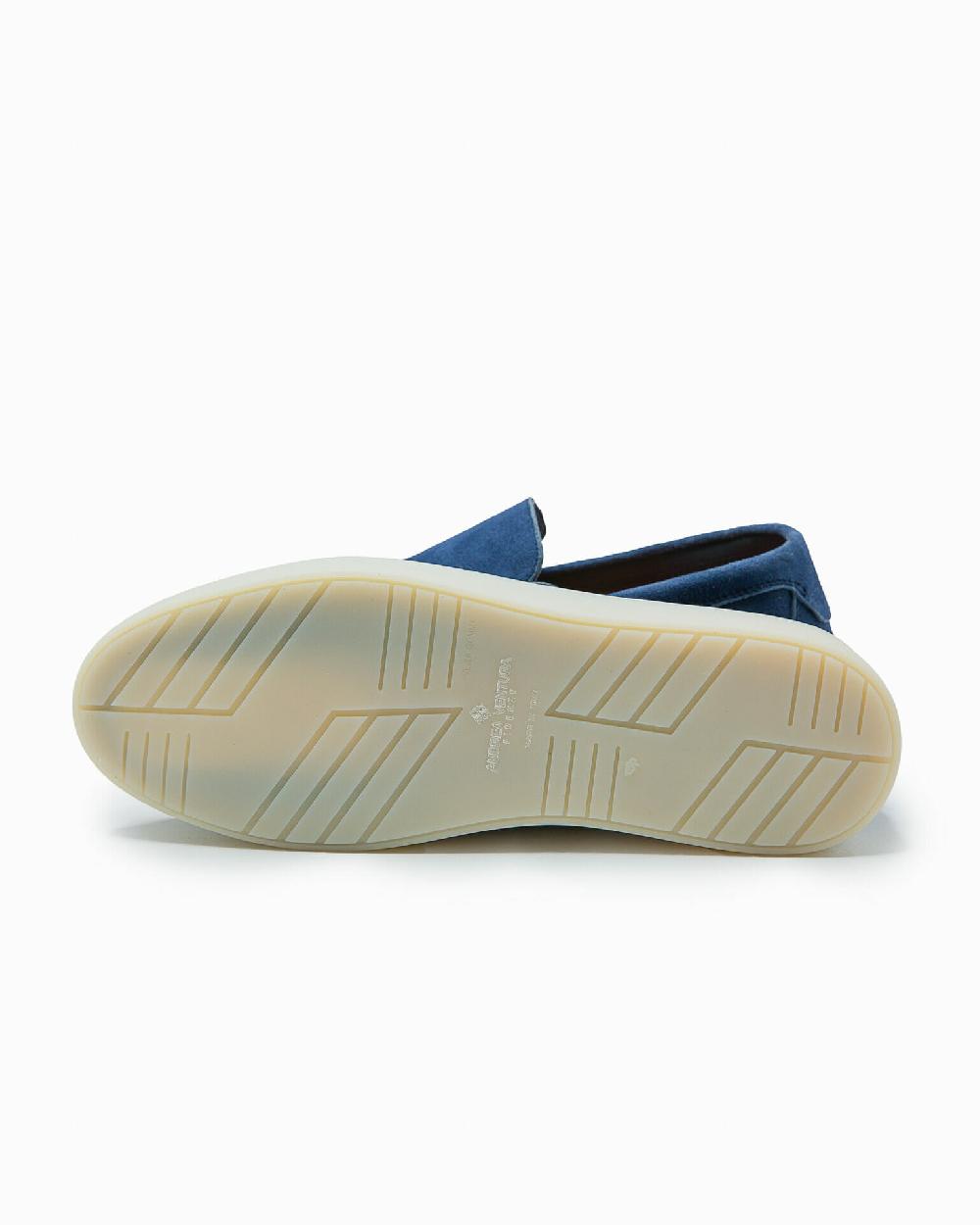 Andrea ventura MOCASSINO ST BARTH LS IN SUEDE BLUE NAVY Comprare a buon mercato