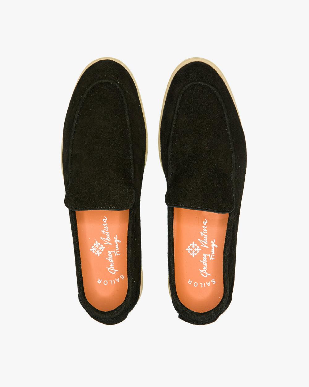 Andrea ventura MOCASSINO DONNA AQ-D COAST IN SUEDE NERO Offerta Pasqua