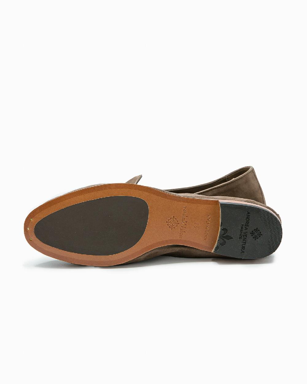 Andrea ventura MOCASSINO DONNA BELGIAN-D LS IN SUEDE BRONZO FANDANGO Smaltimento dello stoccaggio