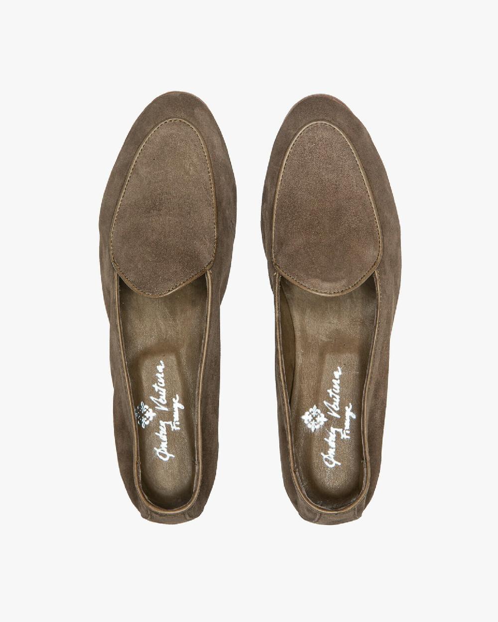 Andrea ventura MOCASSINO DONNA BELGIAN-D LS IN SUEDE BRONZO FANDANGO Smaltimento dello stoccaggio